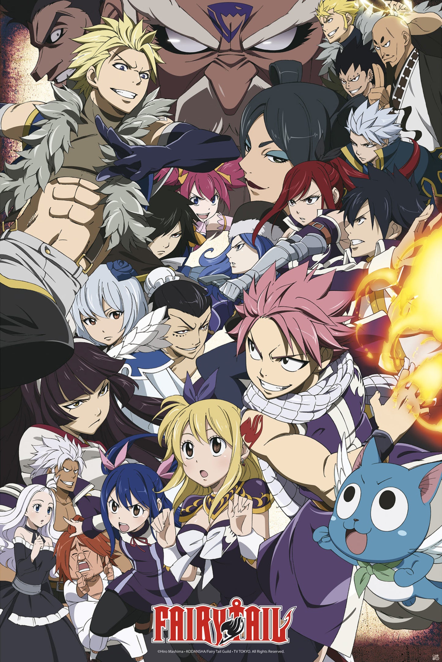 Poster Fairy Tail - Fairy Tail - VS other guilds 61x91,5cm