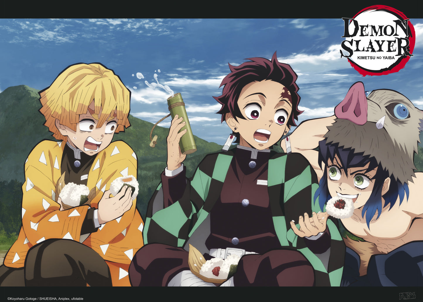 Poster Demon Slayer - Trio 52x38cm