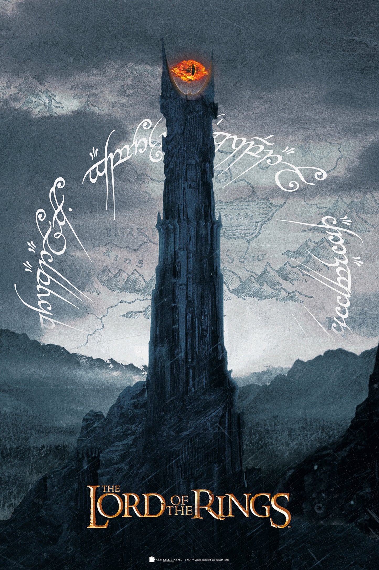 Poster Lord of the Rings Sauron Tower 61x91,5cm
