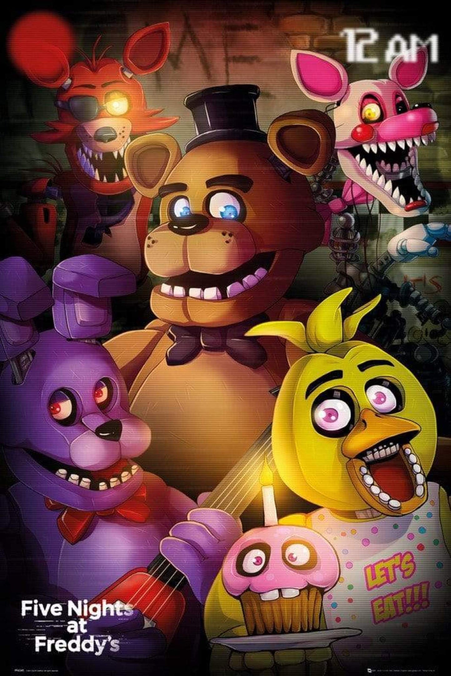 Poster Five Nights - at Freddy's - Group 61x91,5cm