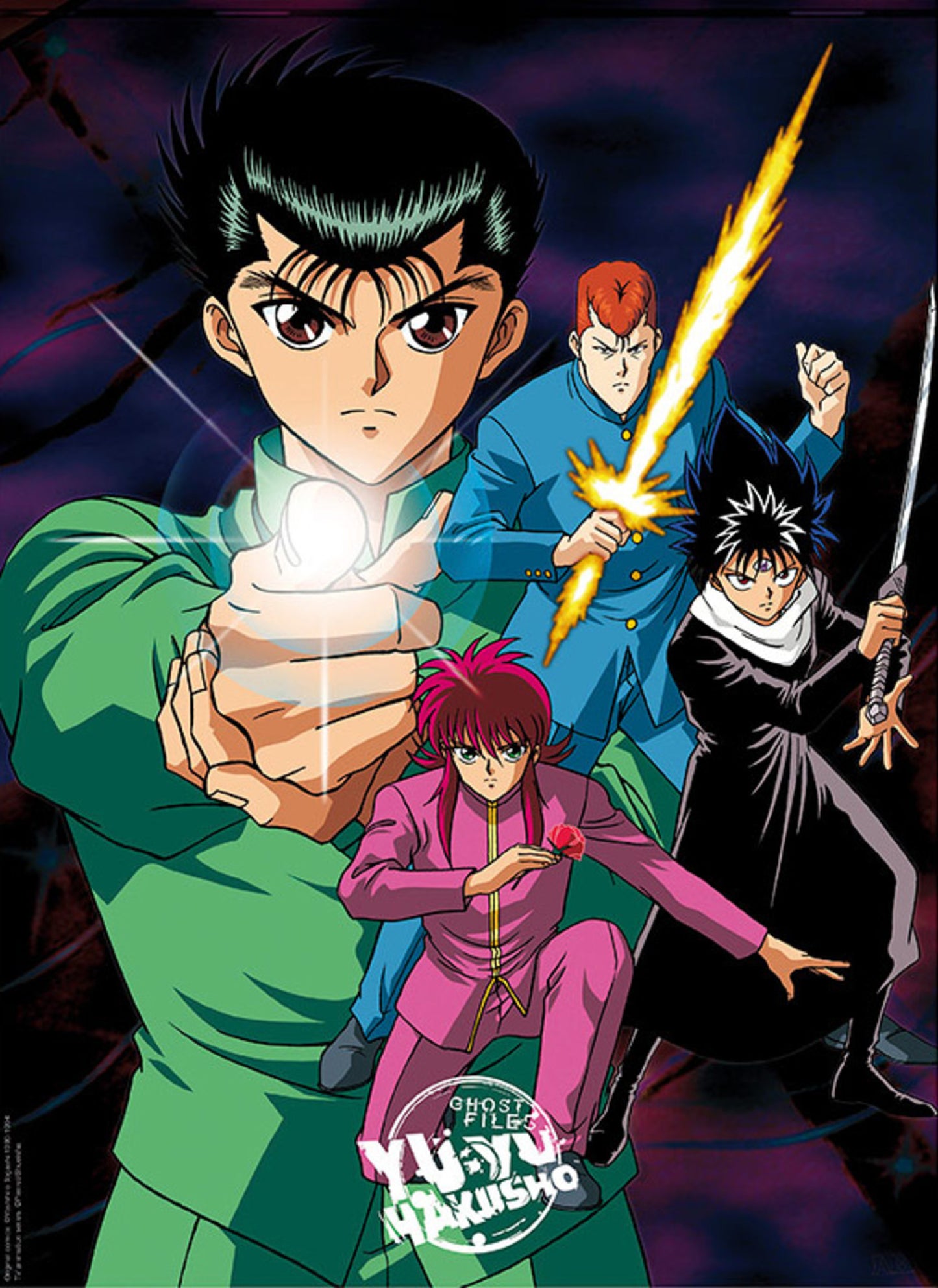 Poster Yu Yu Hakusho Yusuke's Group 38x52cm