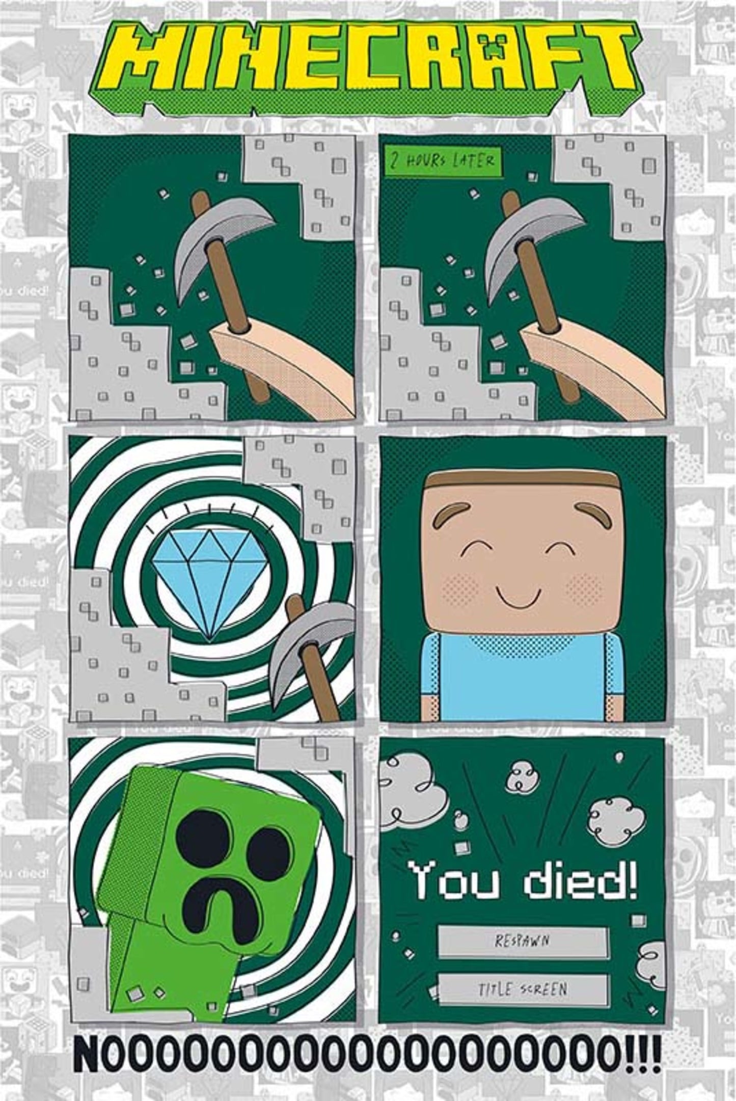 Poster Minecraft - One Last Diamond 61x91,5cm