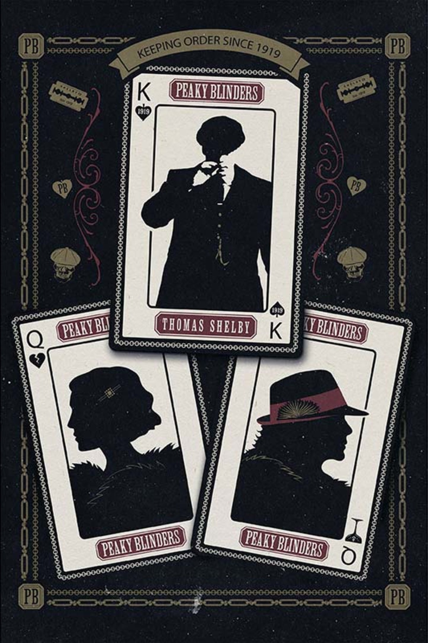 Poster Peaky Blinders - Cards 61x91,5cm