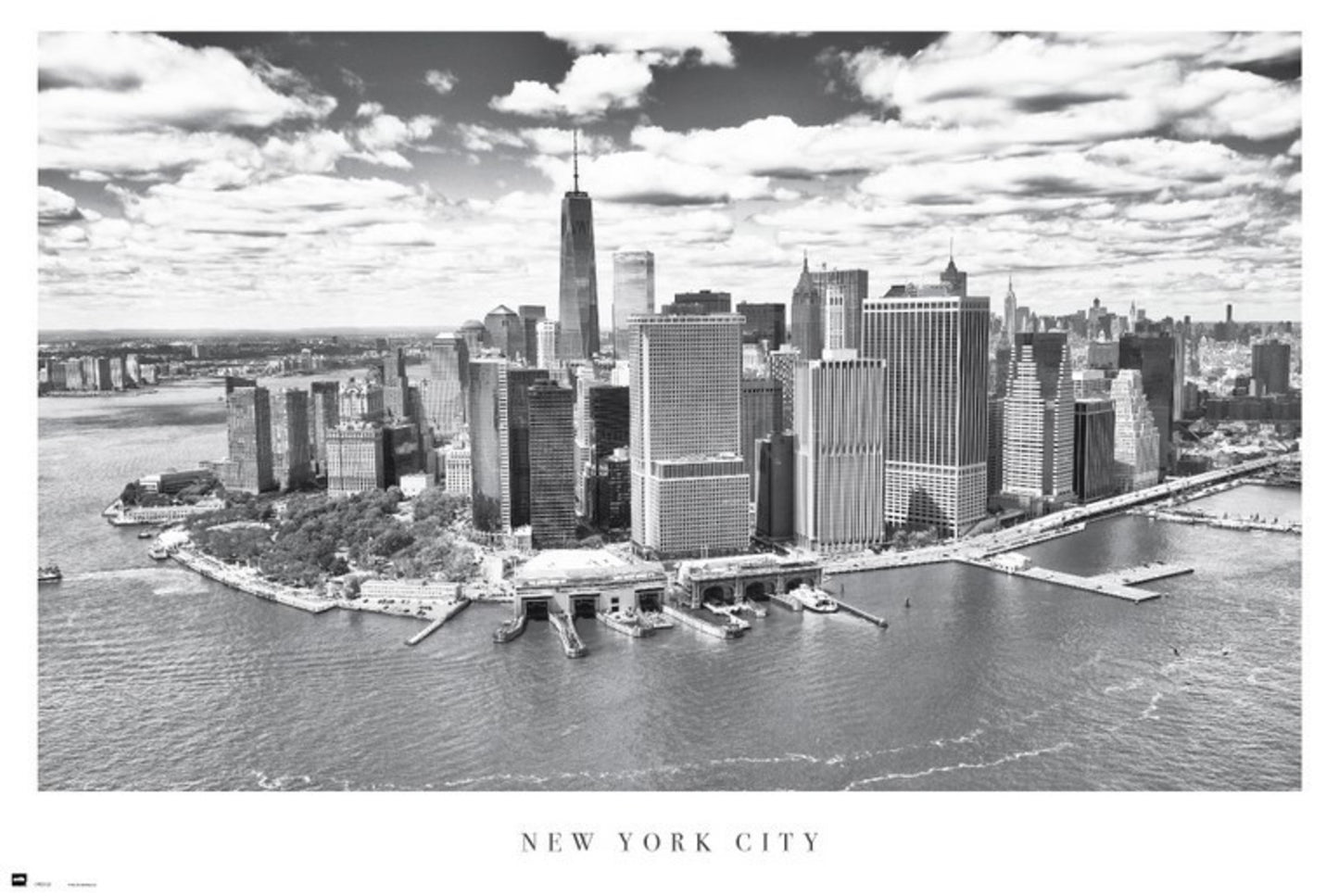 Poster New York City Airview 91,5x61cm