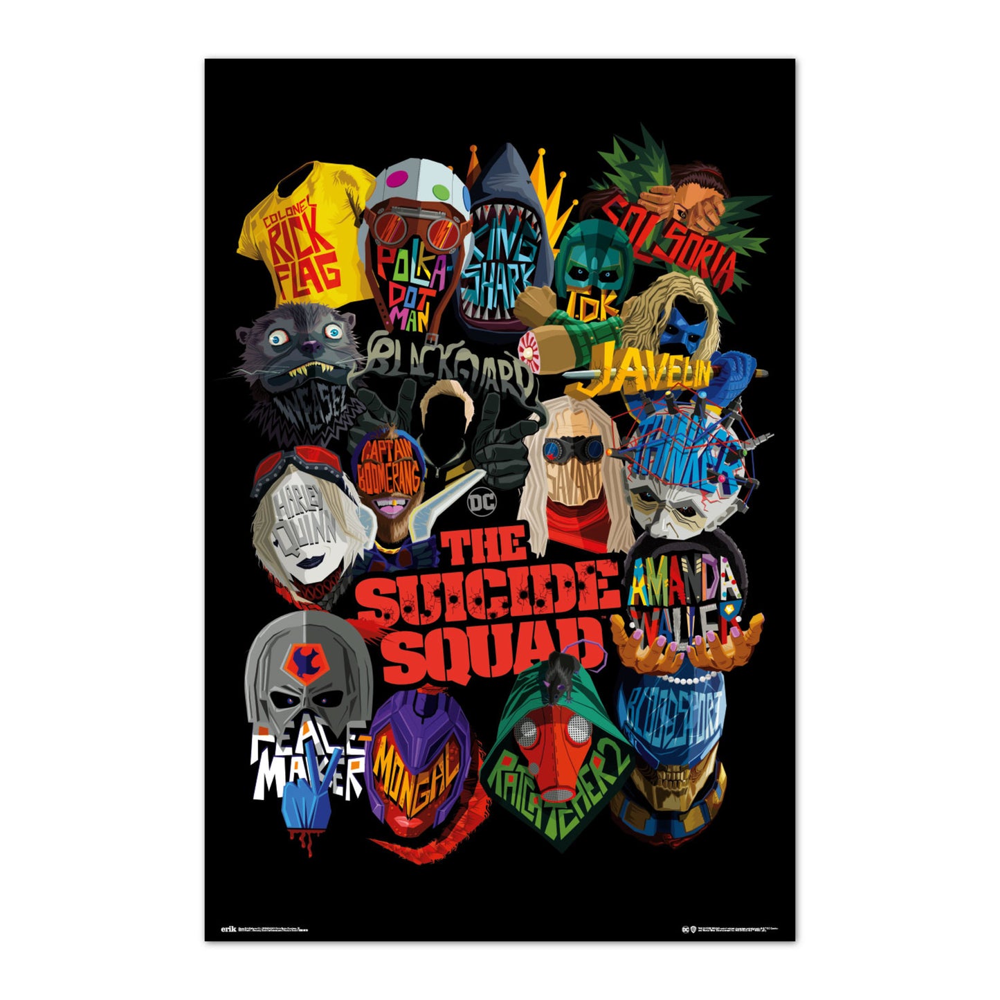 Poster DC Comics - Suicide Squad - Graphics 61x91,5cm