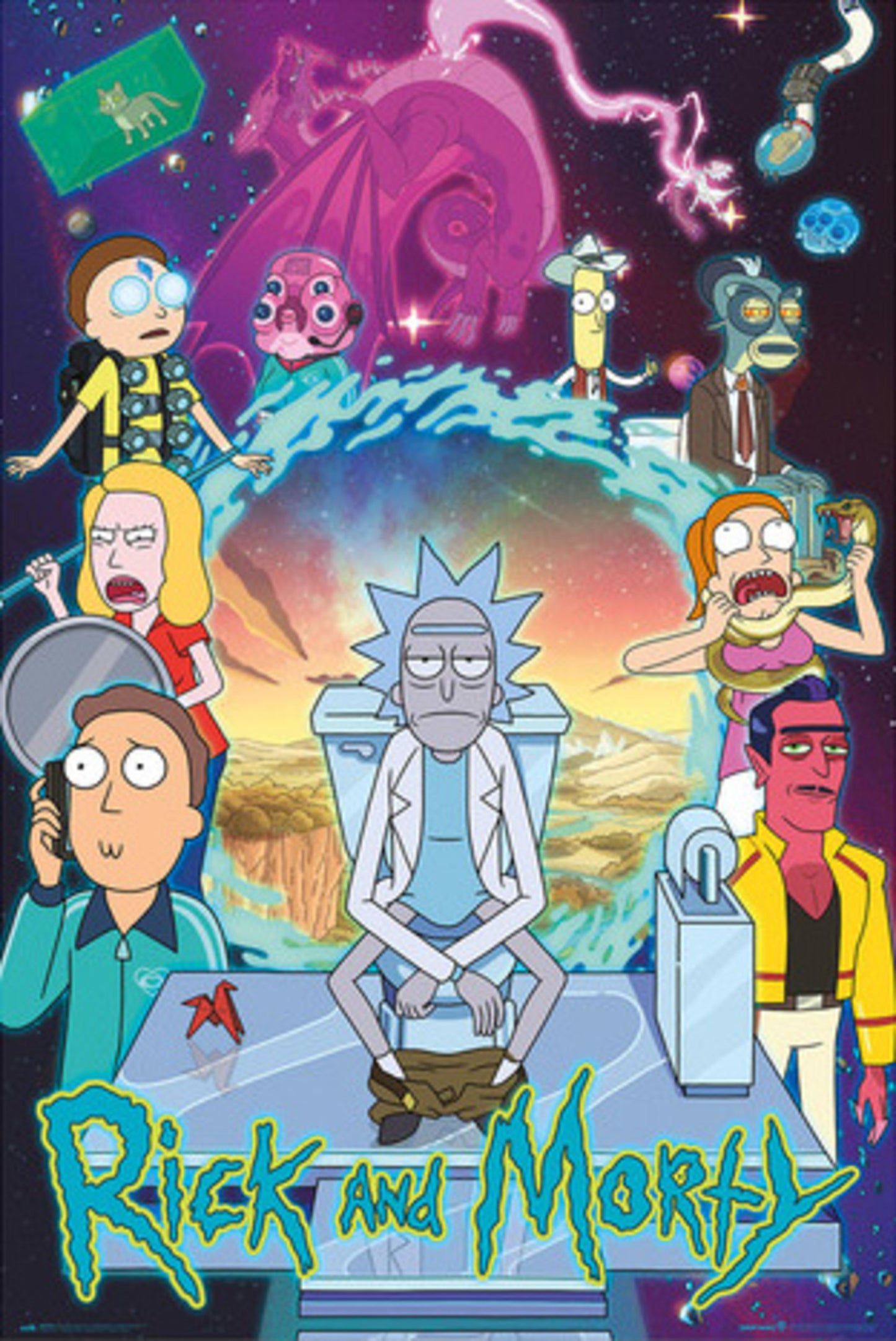 Poster Rick and Morty - Season 4 61x91,5cm