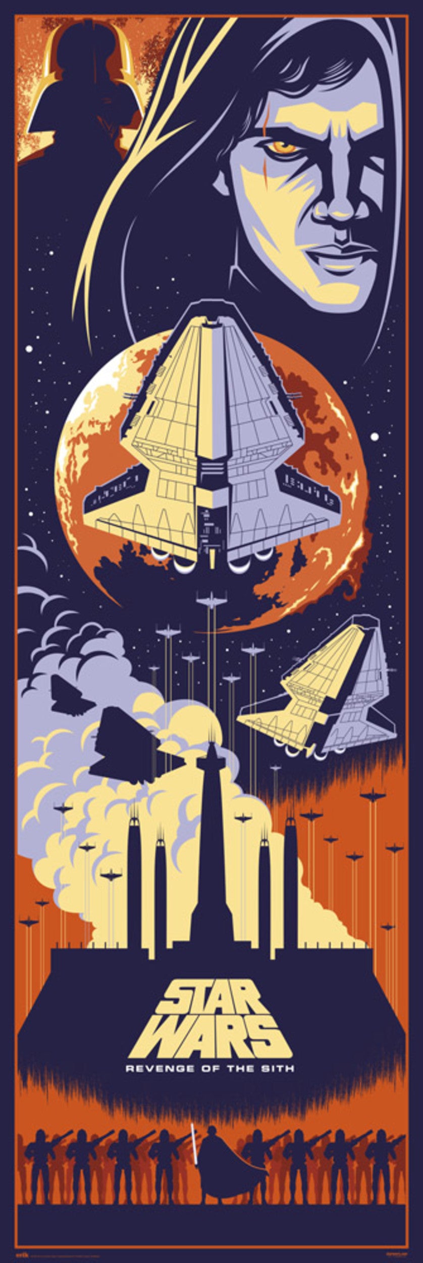 Poster Star Wars Episode III-b 53x158cm