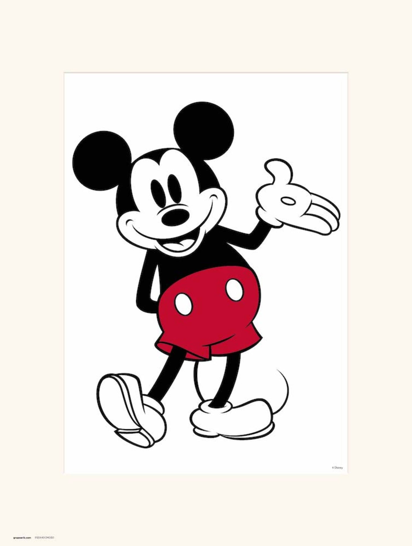 Affiche Art Disney Mickey Classic II 30x40cm