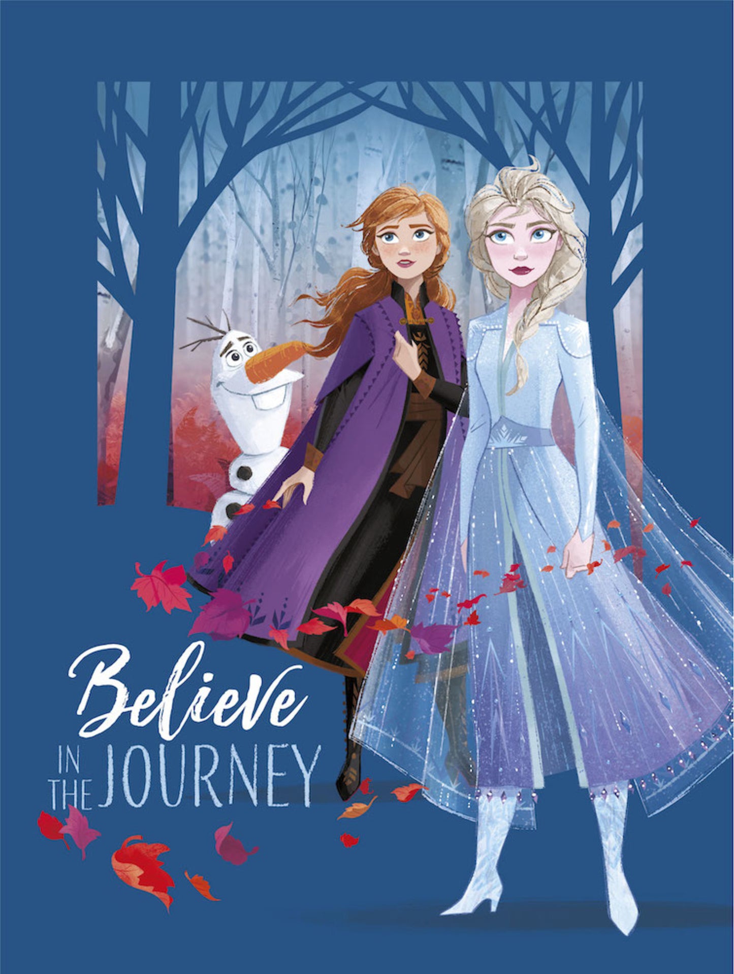 Affiche Art Frozen - Believe in the Journey 30x40cm