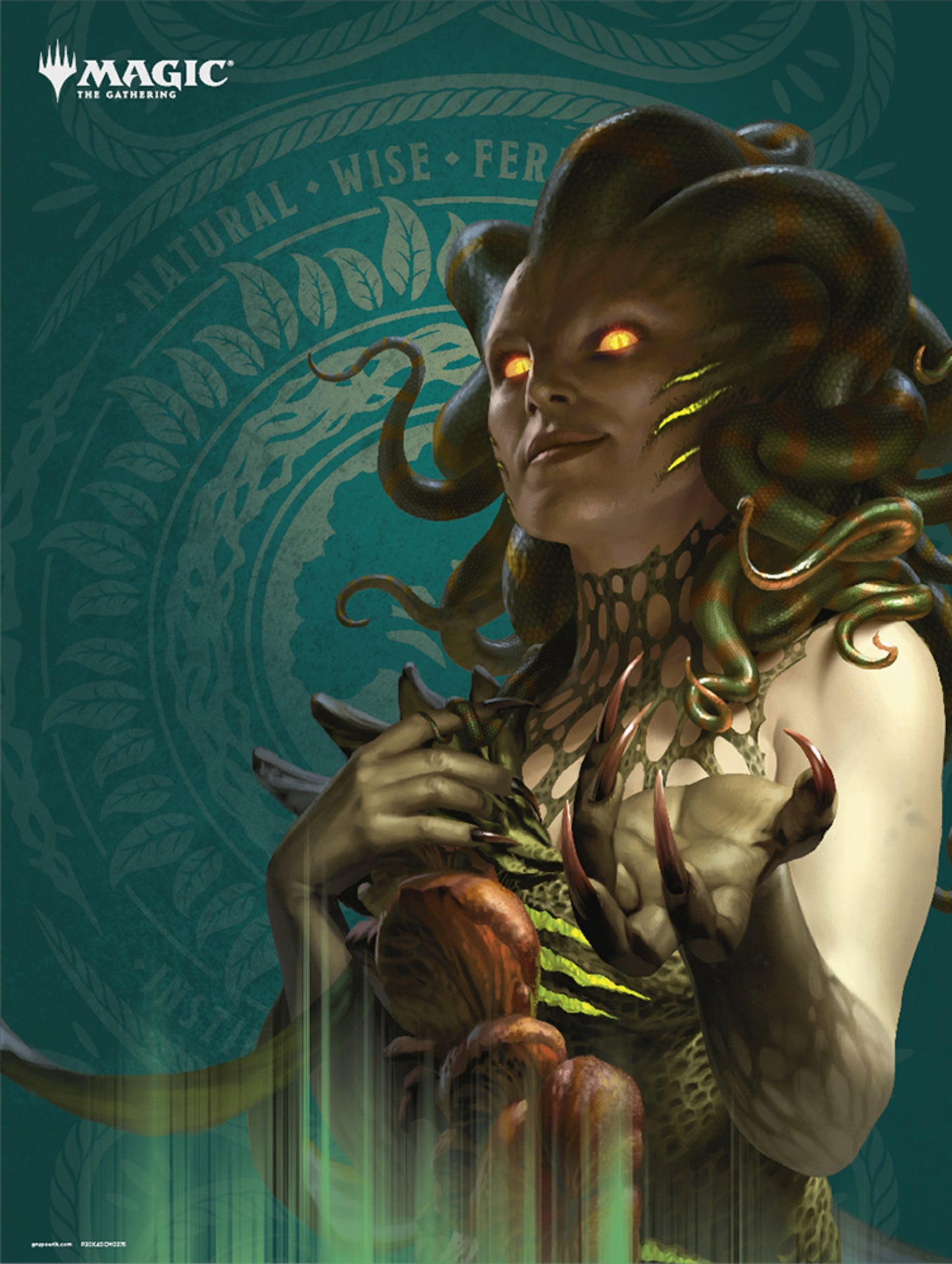 Affiche Art Magic The Gathering - Vraska 30x40cm