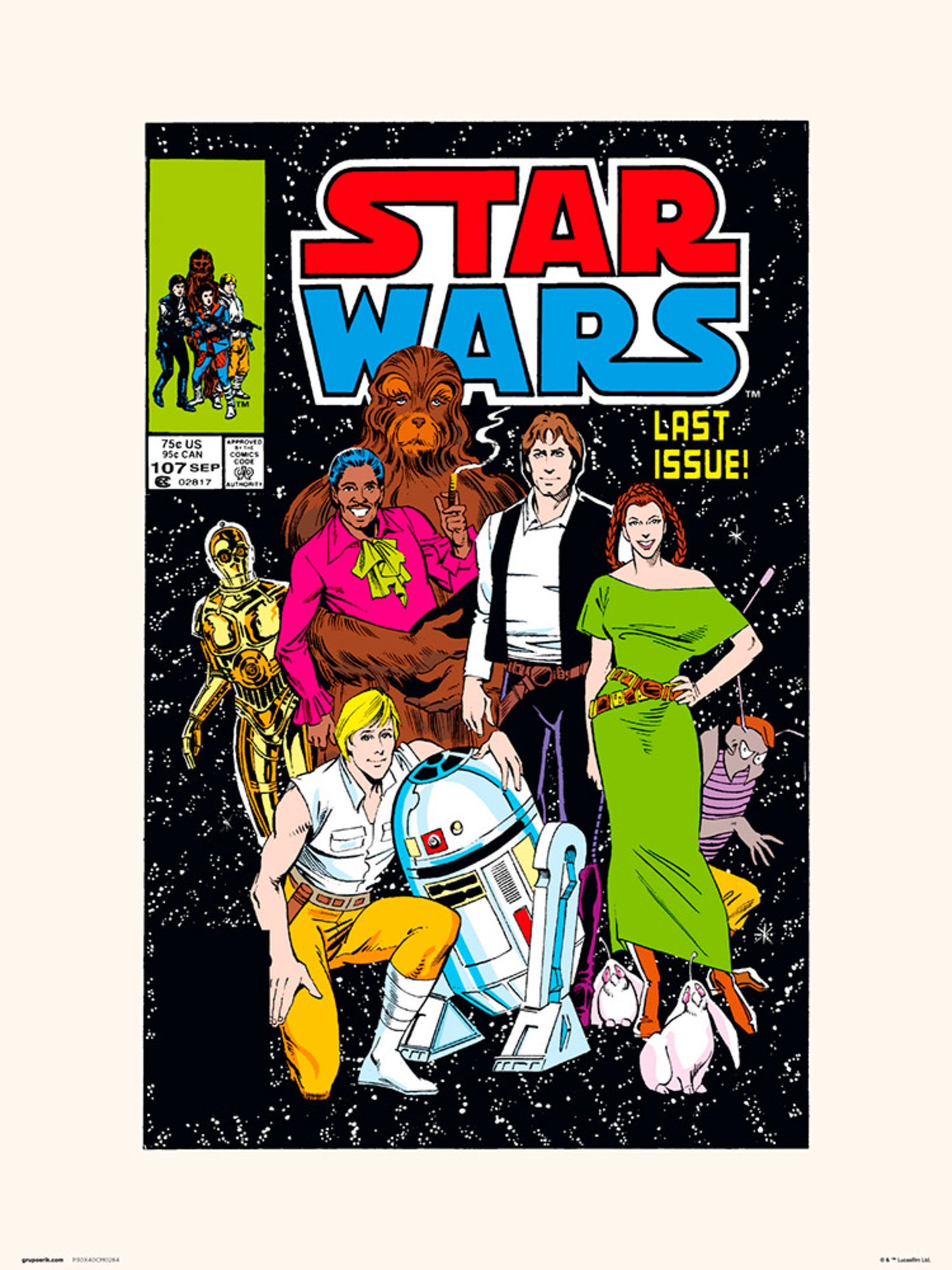Affiche Art Star Wars 107 All Together Now 30x40cm