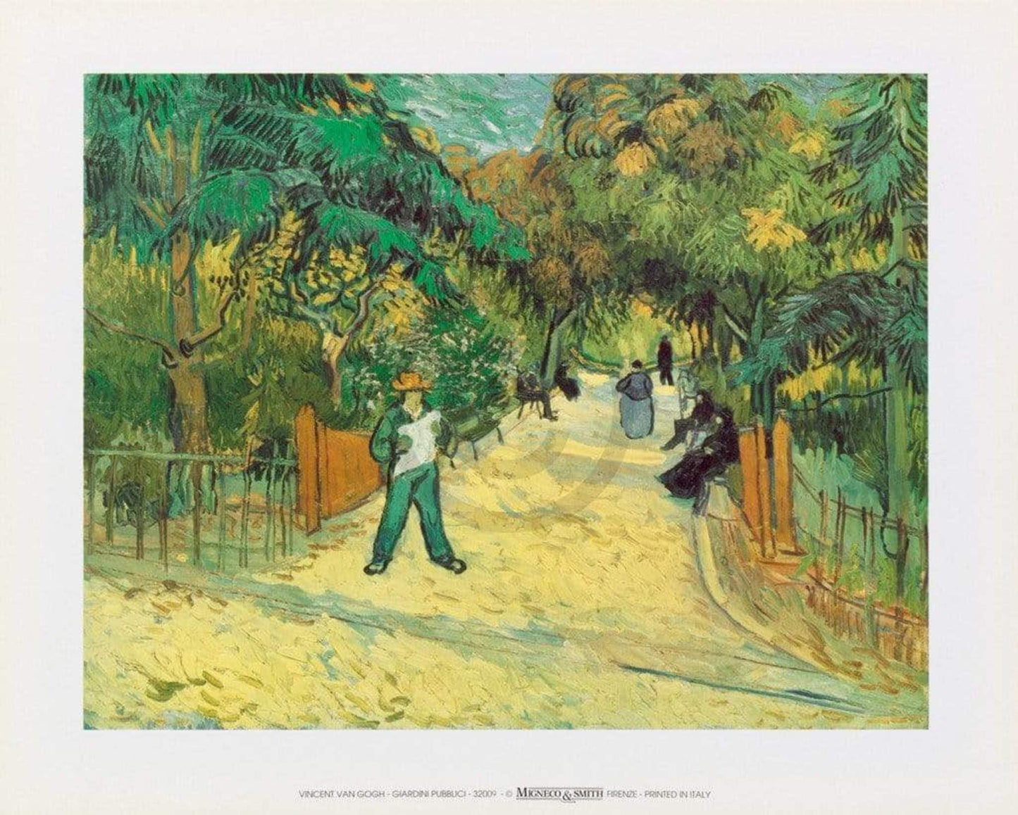 Affiche Art Vincent Van Gogh - Giardini Publici 30x24cm