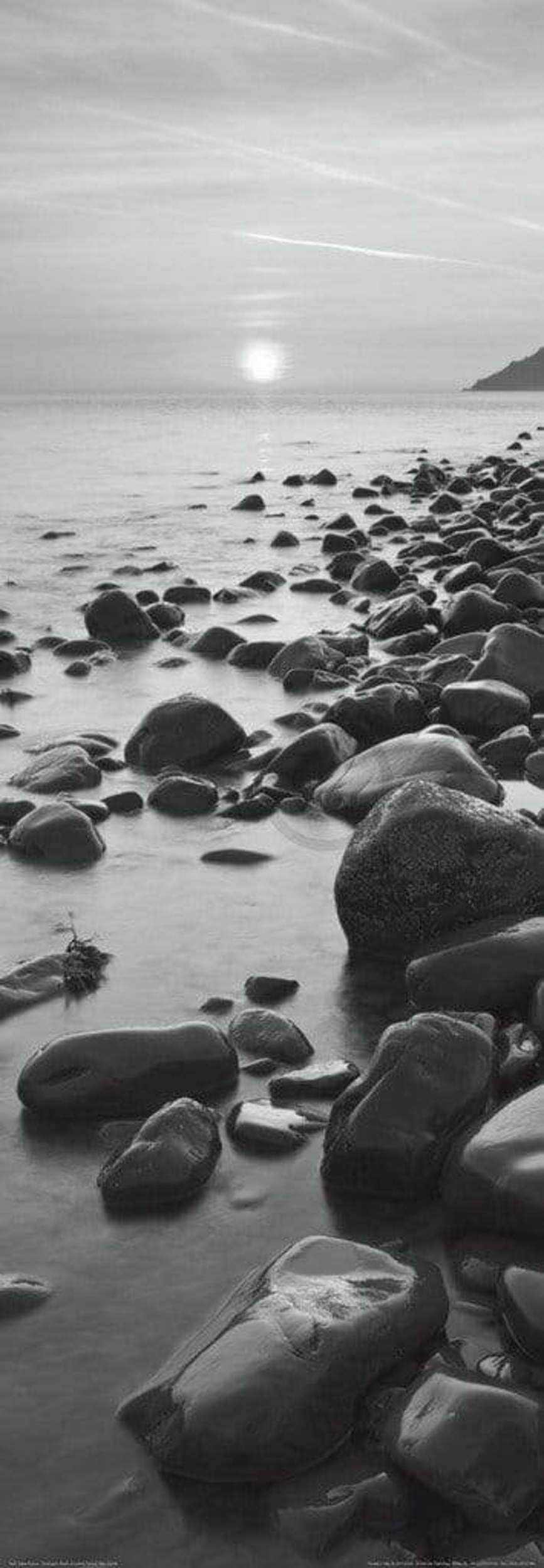 Affiche Art Adam Burton - Bossington Beach at sunrise 33x95cm