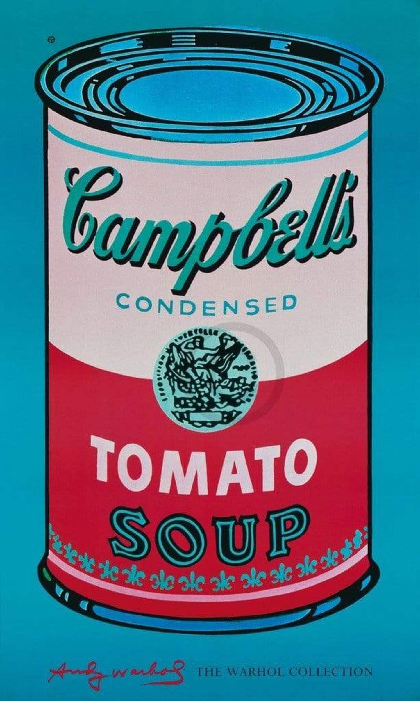 Affiche Art Andy Warhol - Campbell's Soup - 60x100cm