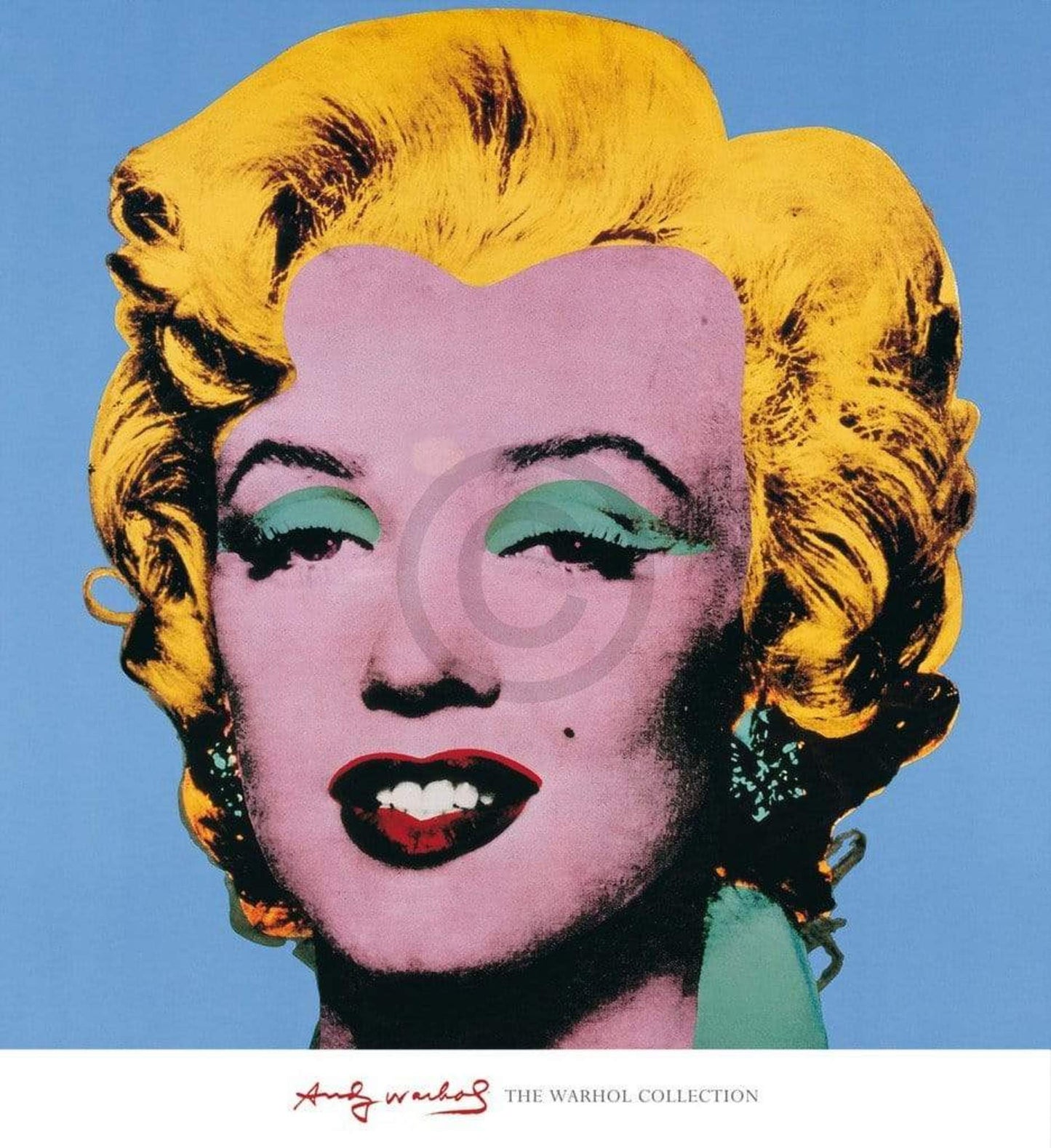 Affiche Art Andy Warhol - Shot Blue Marilyn 65x71cm