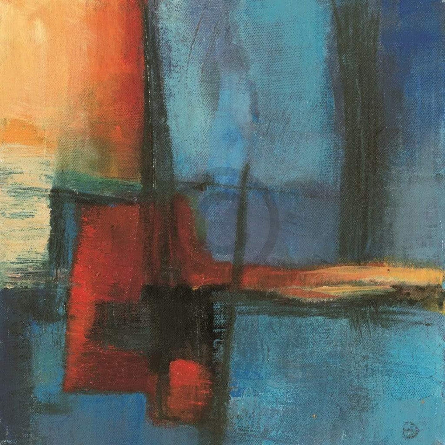 Affiche Art Bea Danckaert - Abstract Night 30x30cm