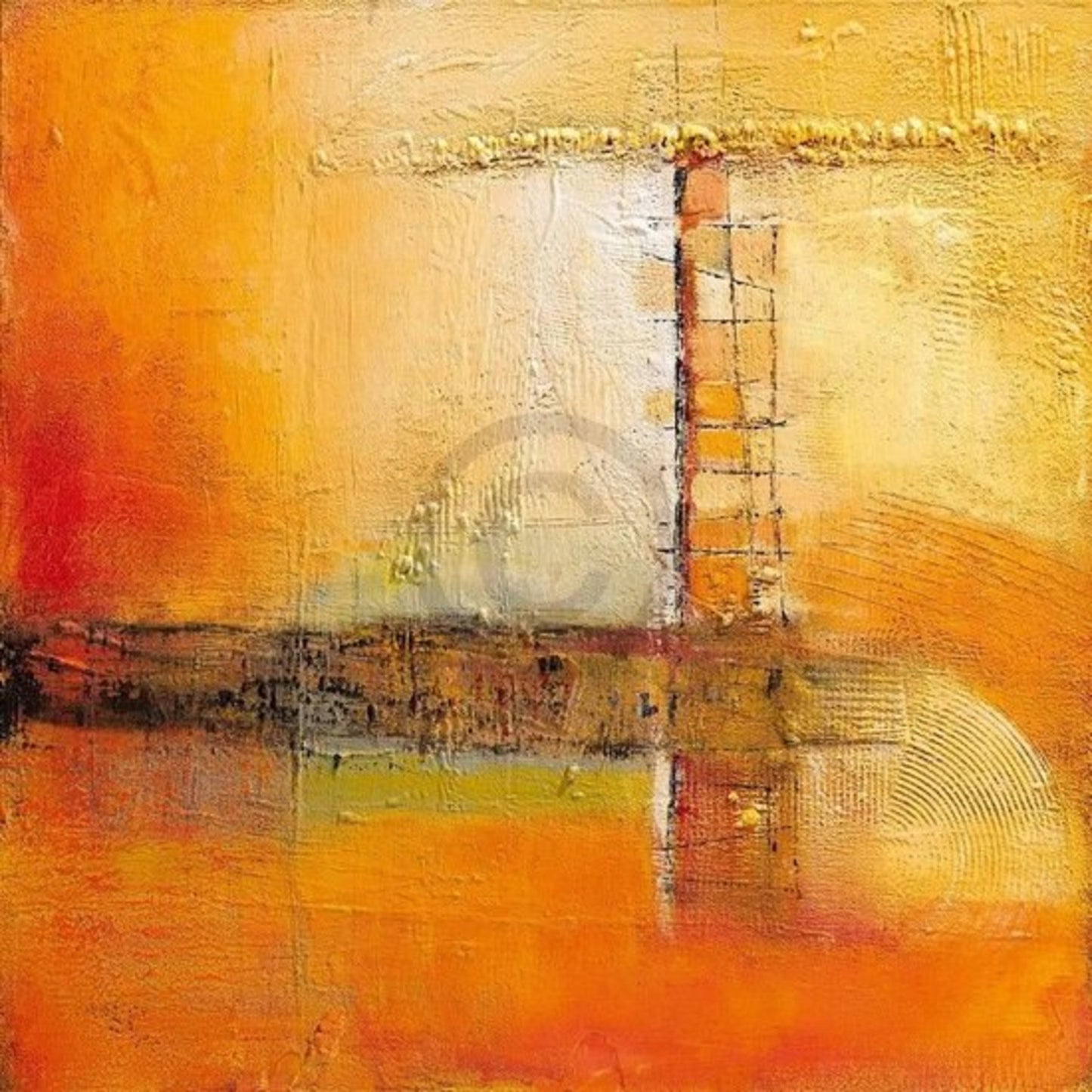 Affiche Art Bea Danckaert - Stairway to heaven 98x98cm