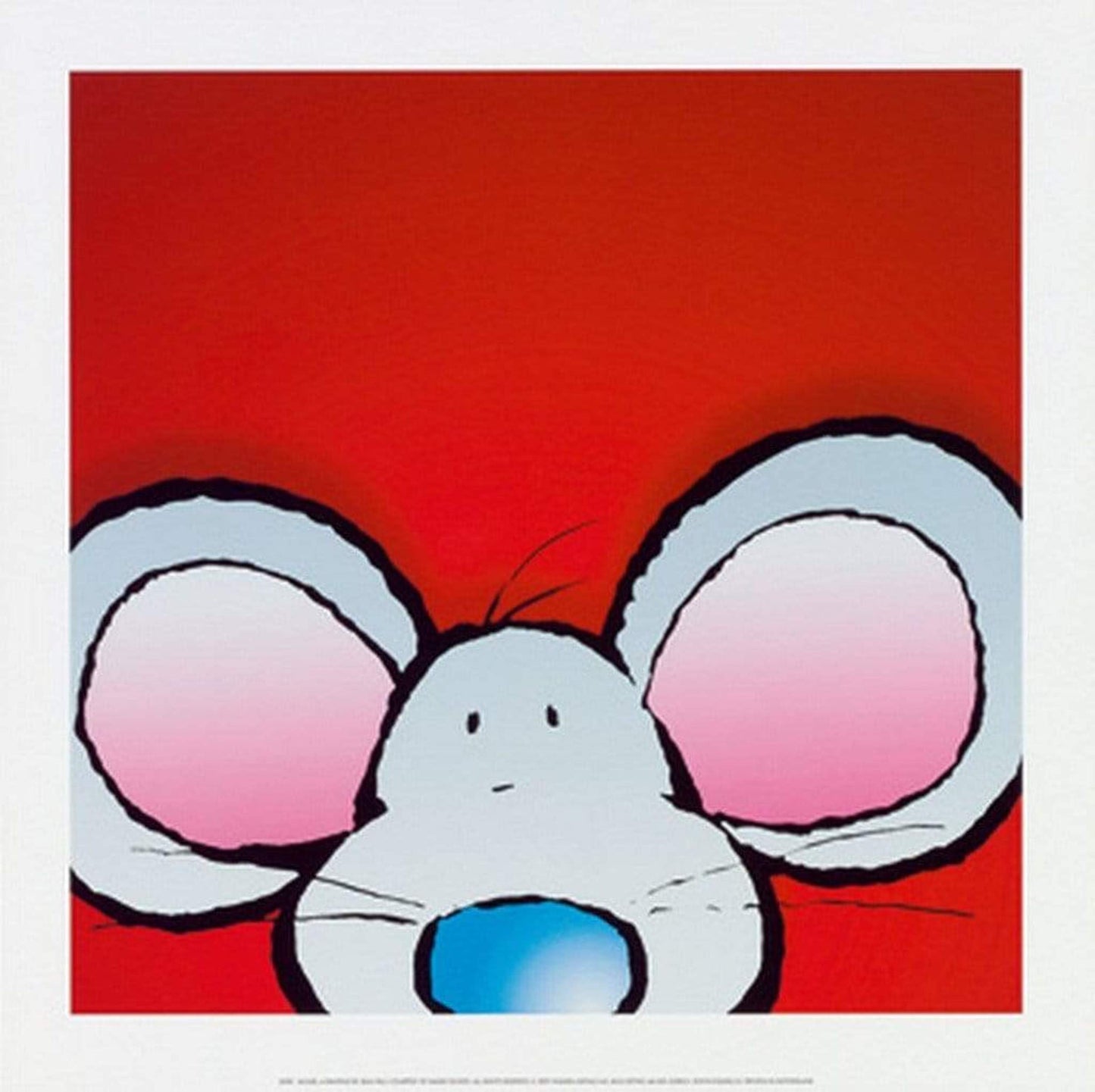 Affiche Art Jean Paul Courtsey - Mouse 30x30cm