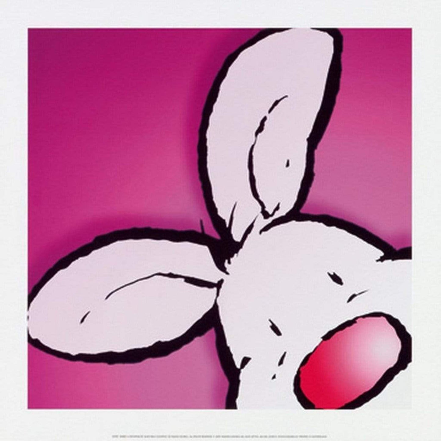 Affiche Art Jean Paul Courtsey - Rabbit 30x30cm