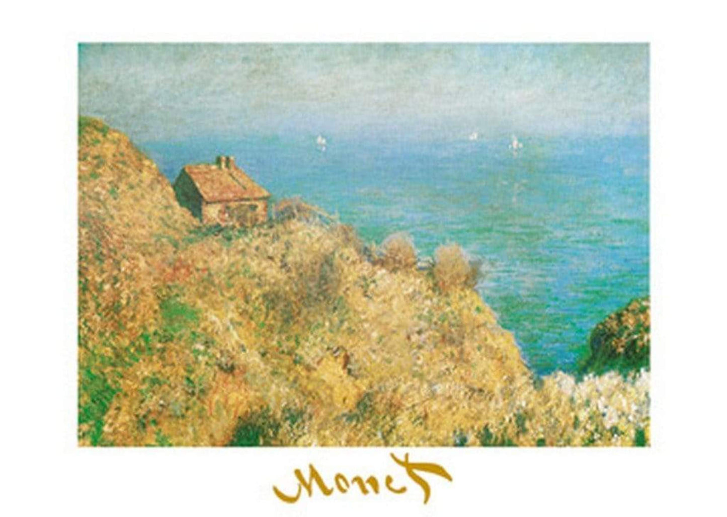 Affiche Art Claude Monet - La casa dei doganieri 70x50cm