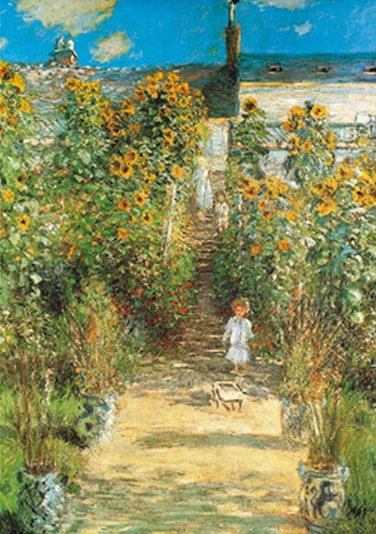 Affiche Art Claude Monet - Il giardino di Monet 70x100cm