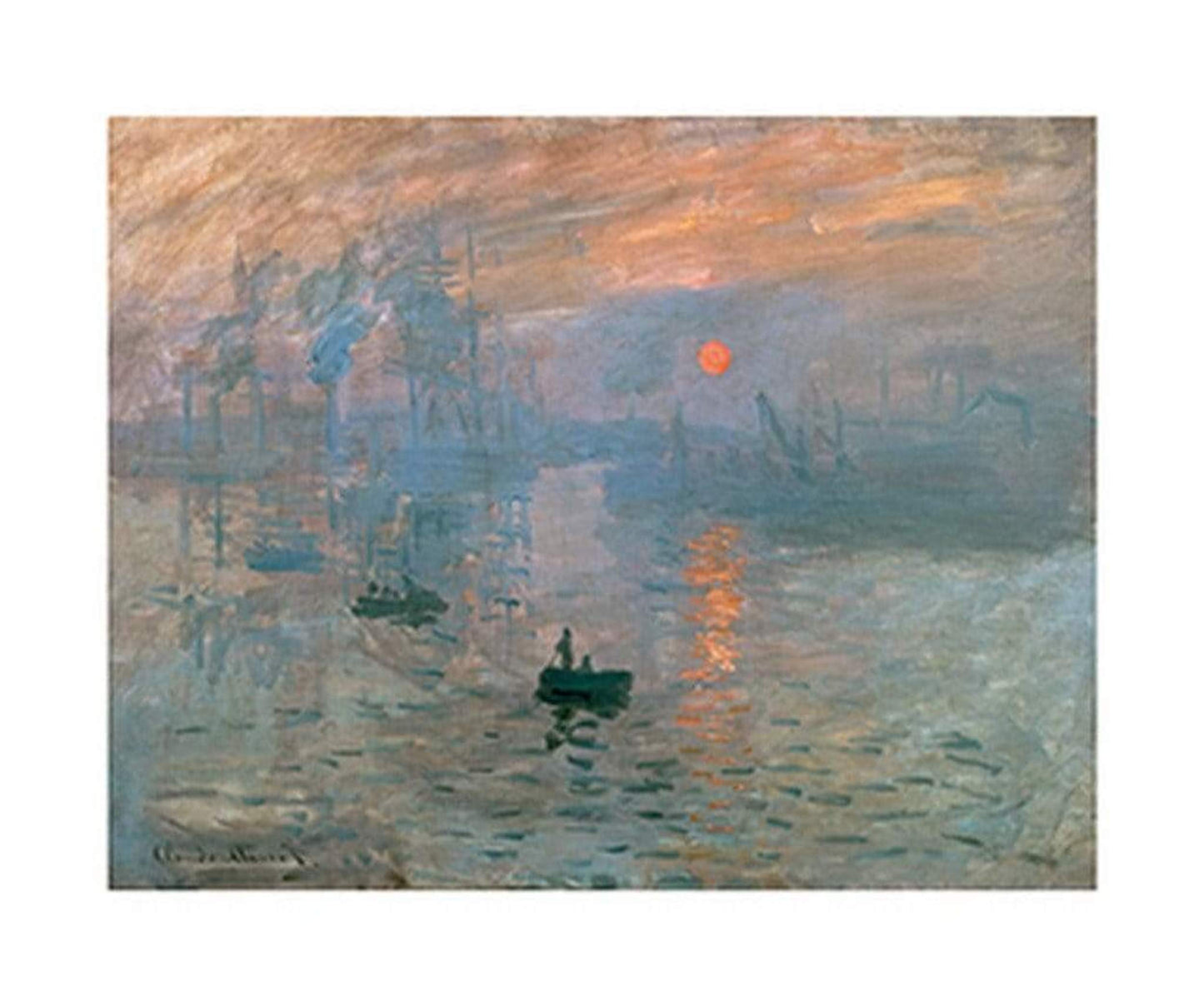 Affiche Art Claude Monet - Impression (Sonnenaufgang) 80x60cm