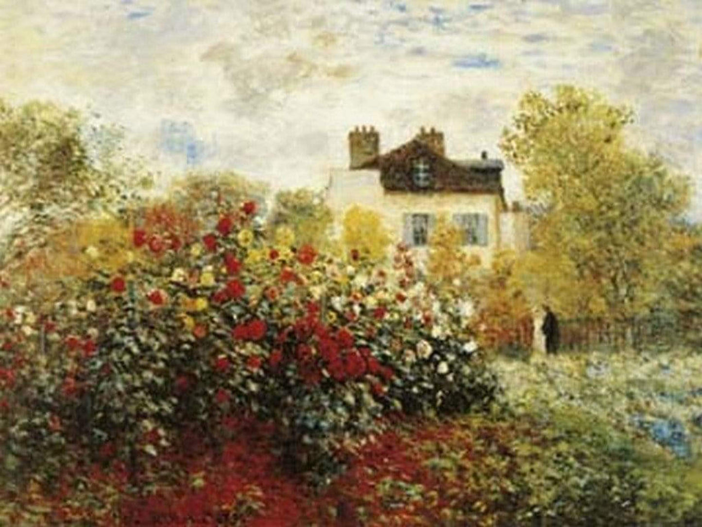 Affiche Art Claude Monet - The Artist's Garden 80x60cm