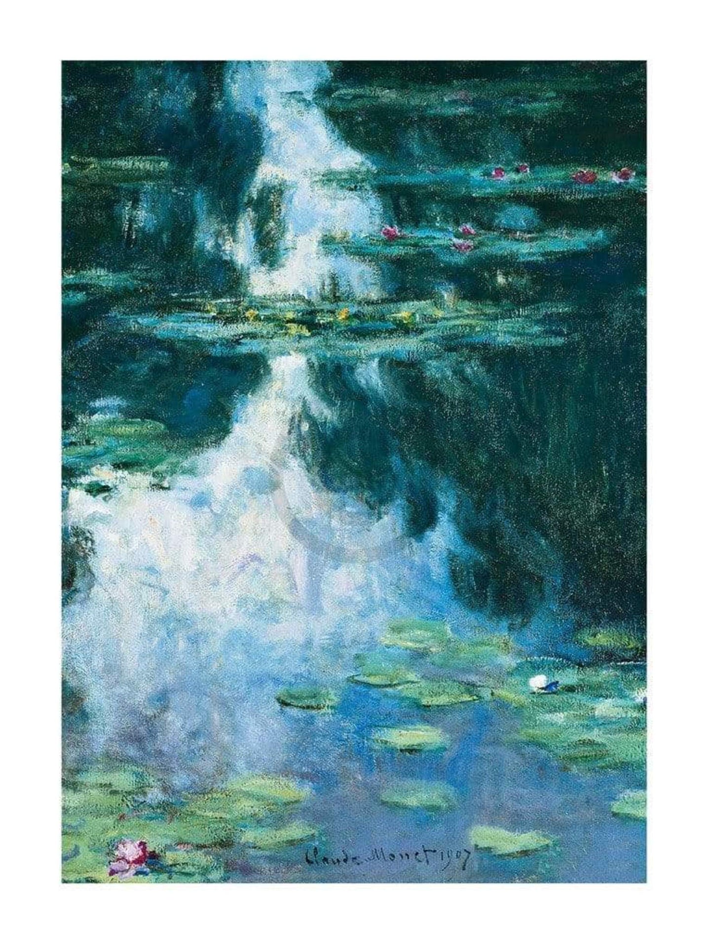 Affiche Art Claude Monet - Water Lilies 60x80cm