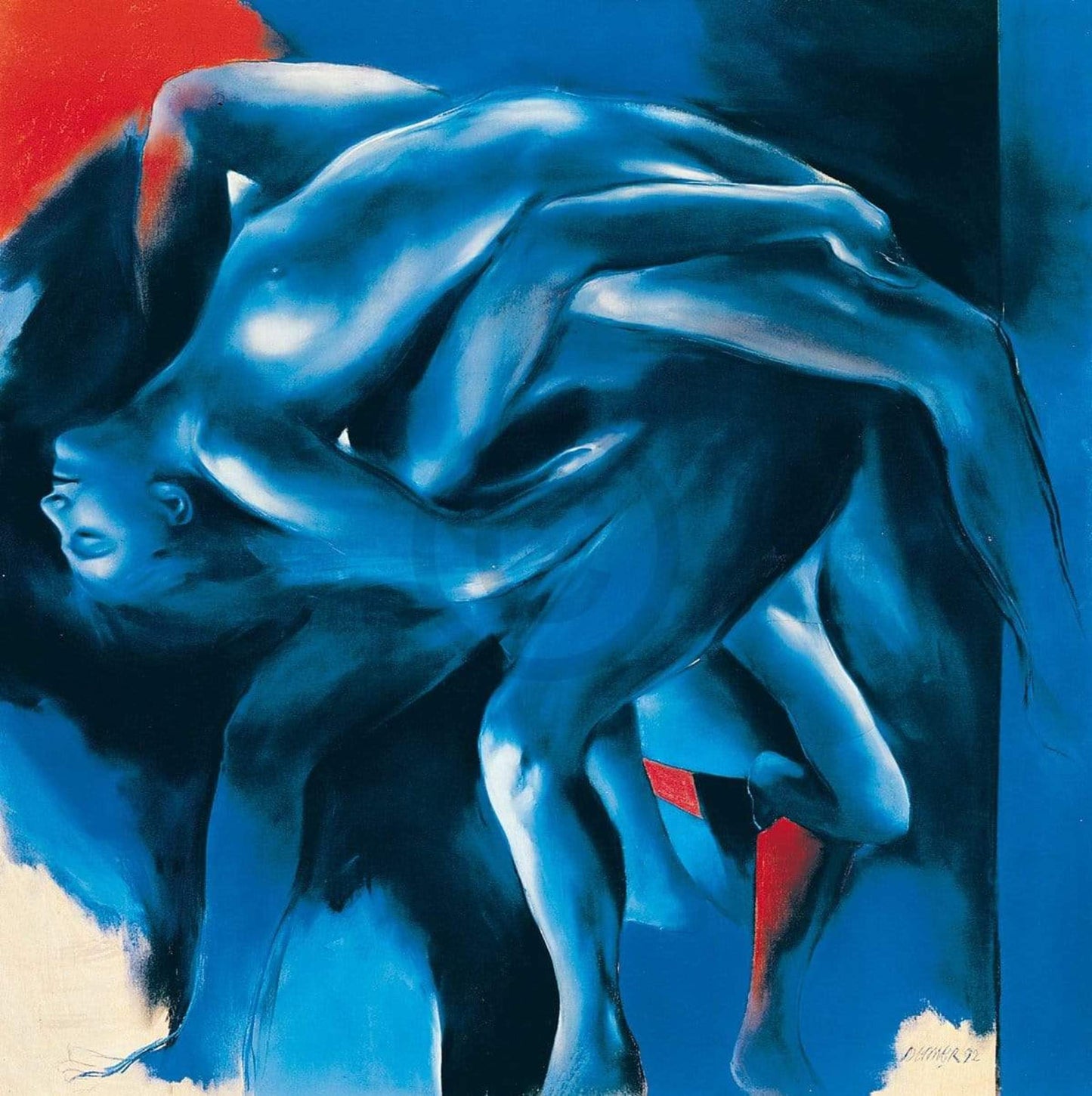 Affiche Art Daniel Gasser - Frauenkörper 97x97cm