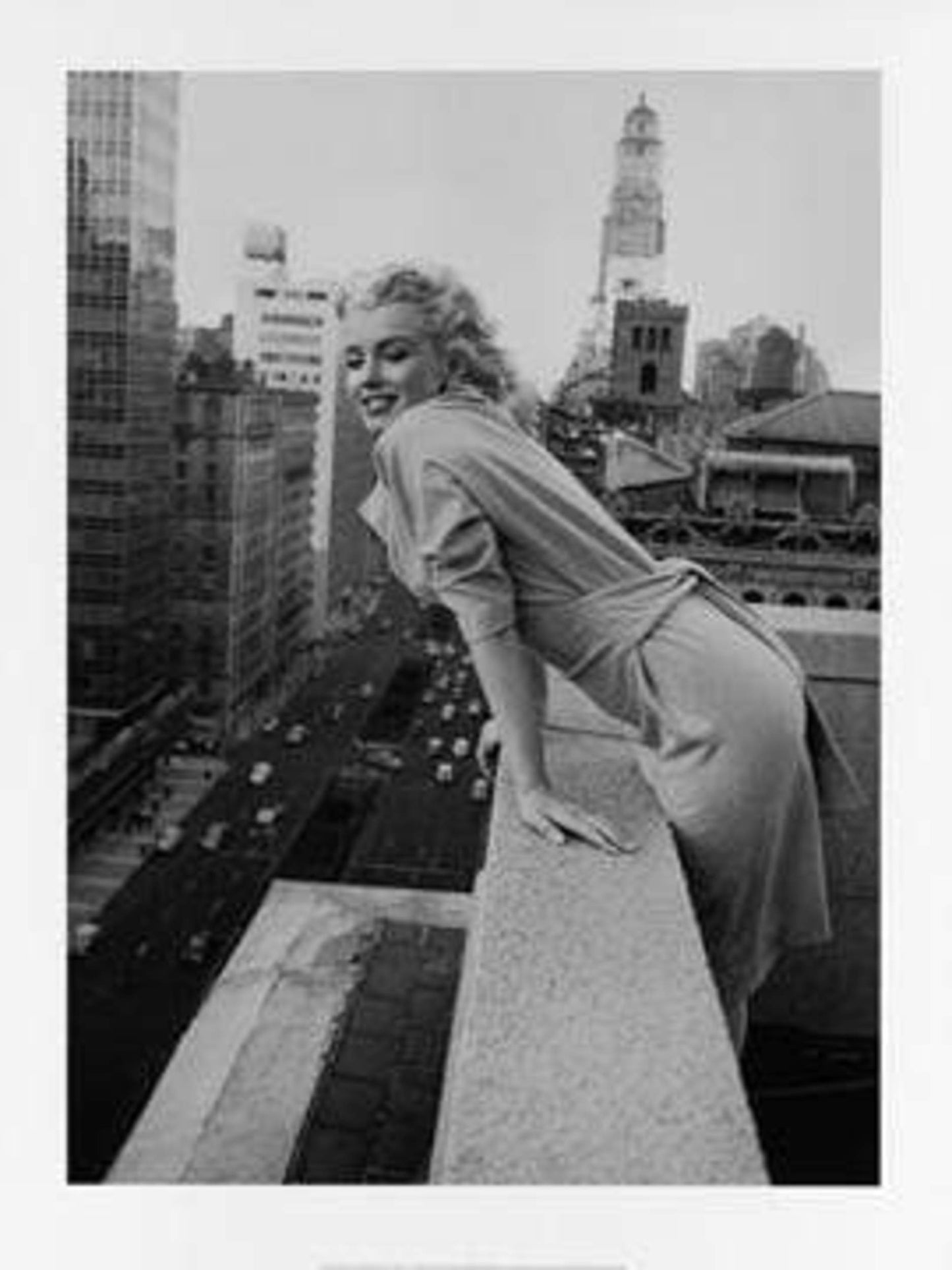 Affiche Art Ed Feingersh - Marilyn Monroe on the Ambassador 60x80cm