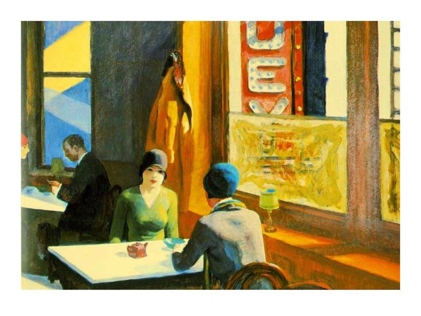 Affiche Art Edward Hopper Chop Suey 1929 40x30cm