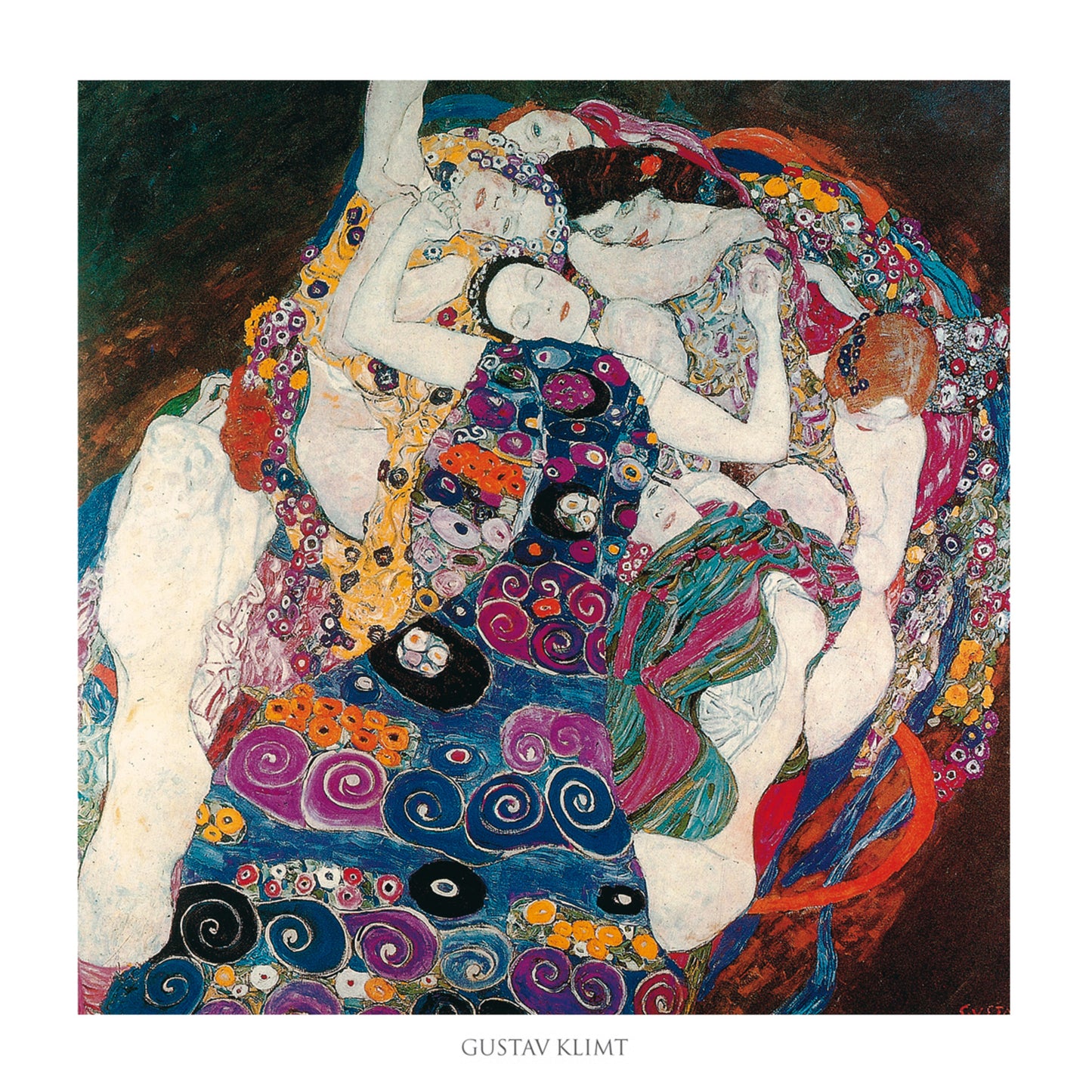 Affiche Art Gustav Klimt - La vergine 70x70cm