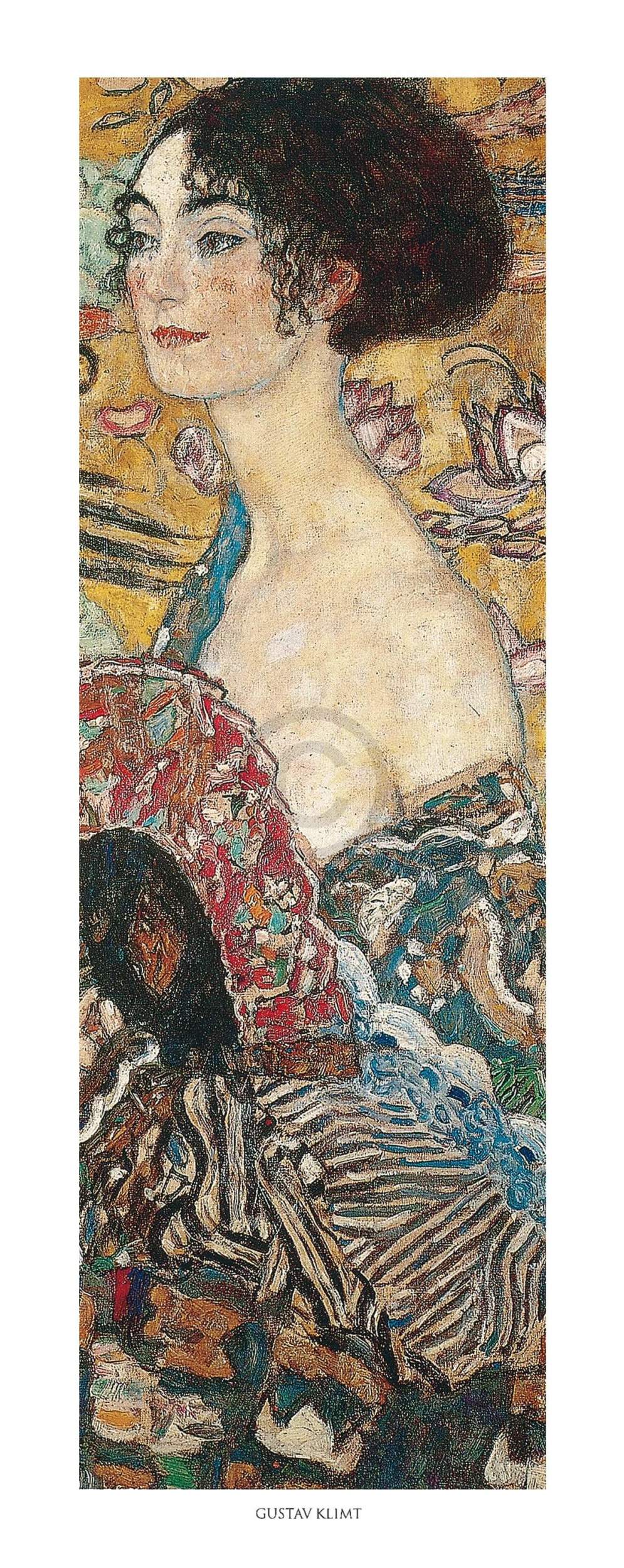 Affiche Art Gustav Klimt - Acqua Mossa 20x50cm