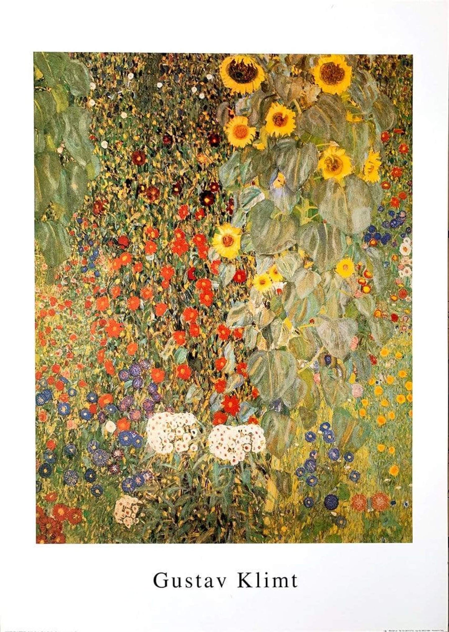 Affiche Art Gustav Klimt - Giardino di campagna 50x70cm