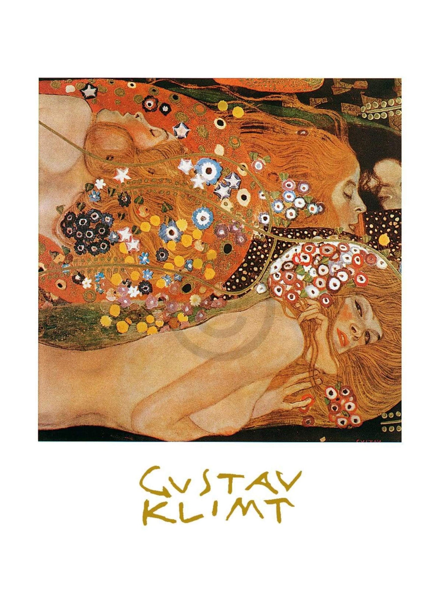 Affiche Art Gustav Klimt - Acqua Mossa 50x70cm