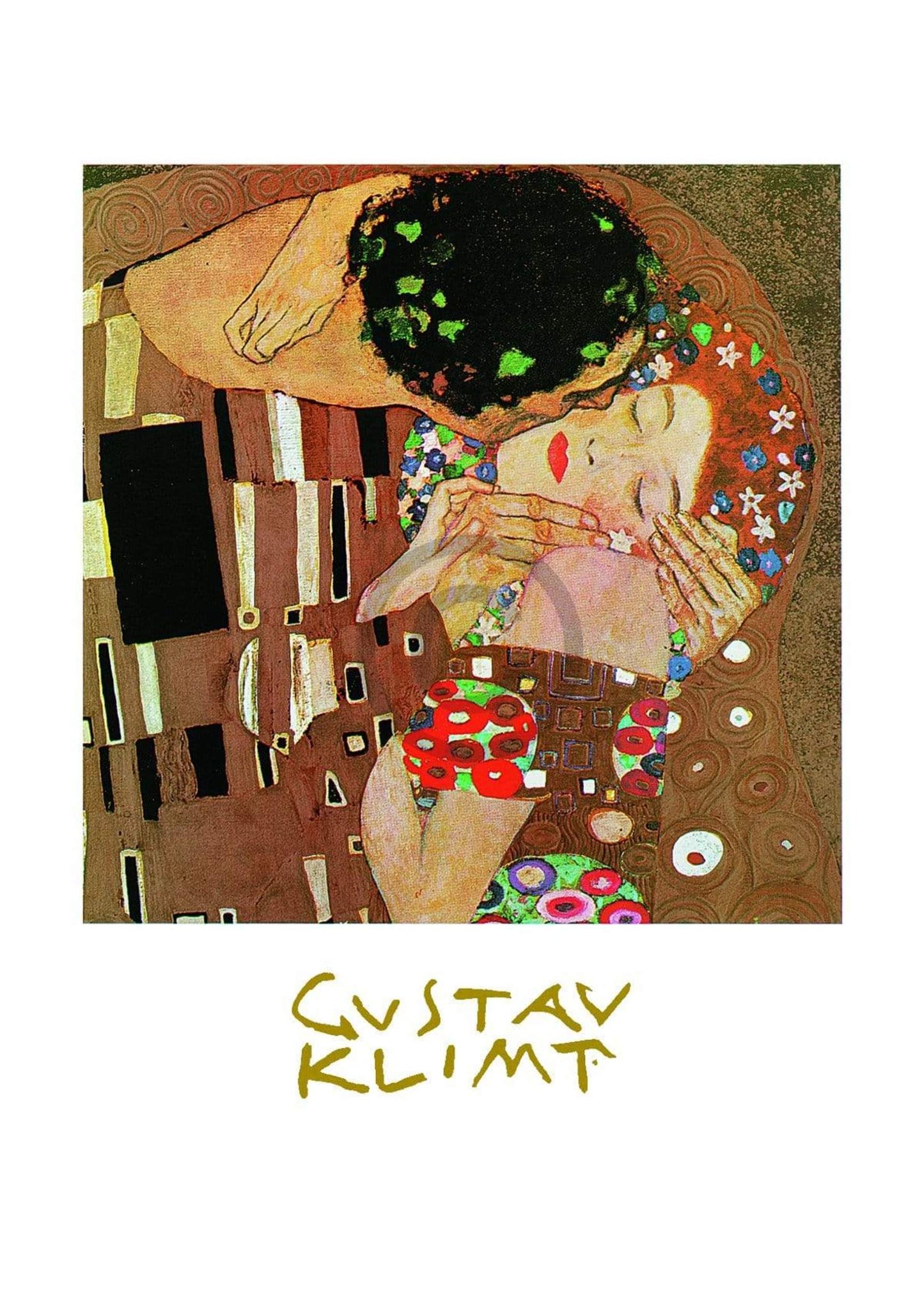 Affiche Art Gustav Klimt - Il bacio 50x70cm