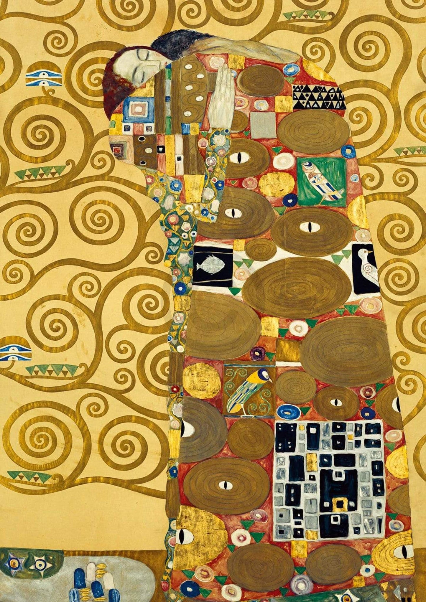 Affiche Art Gustav Klimt - Die Erfüllung 21x29.7cm