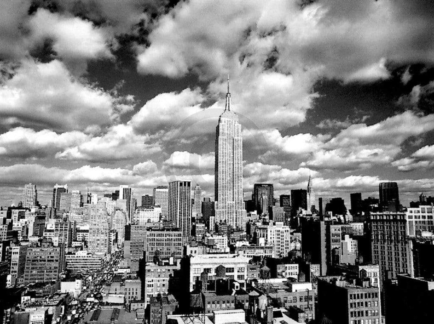 Affiche Art Henri Silberman - Sky over Manhatten 80x60cm