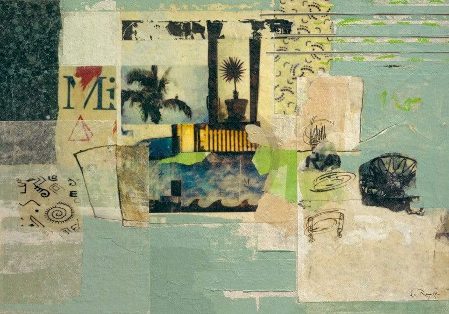 Affiche Art Helmut Ranftl - Teamwork II 100x70cm