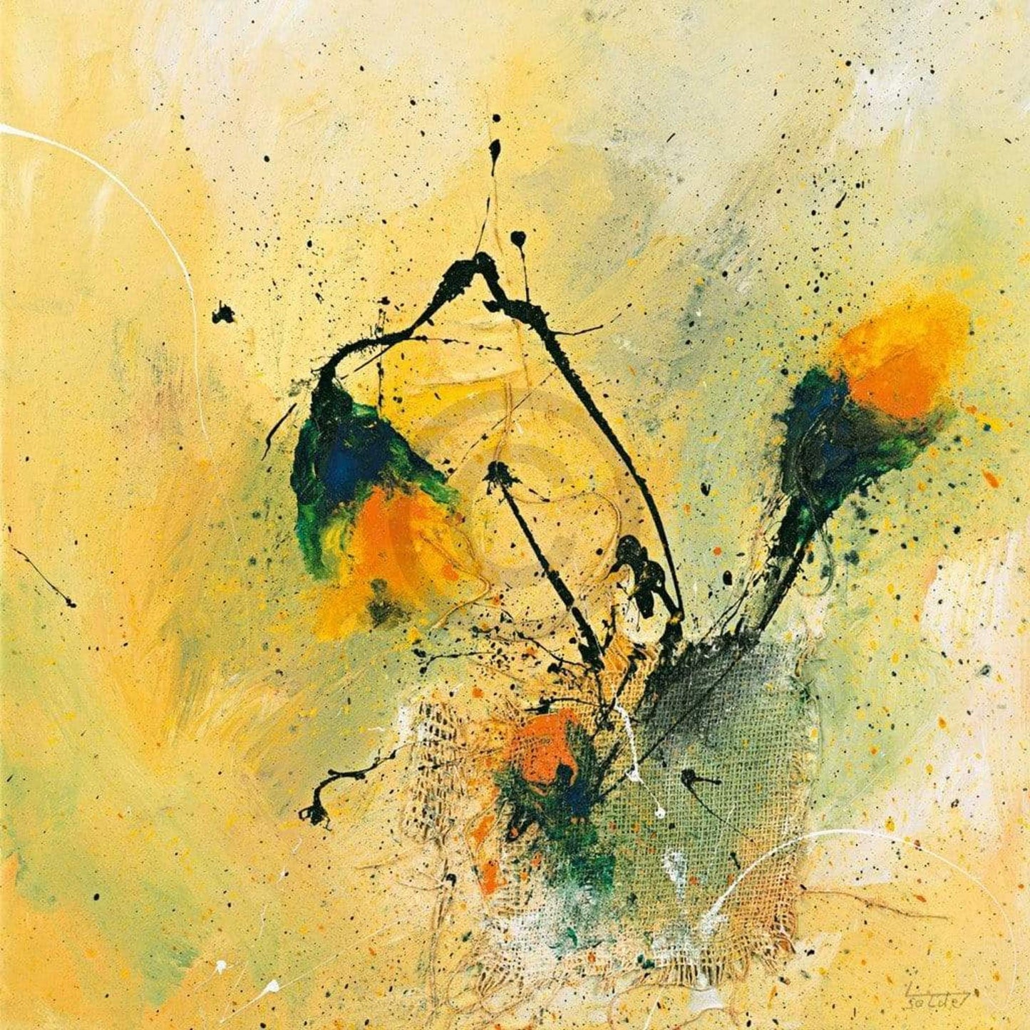 Affiche Art Isolde Folger - Blüten II 70x70cm