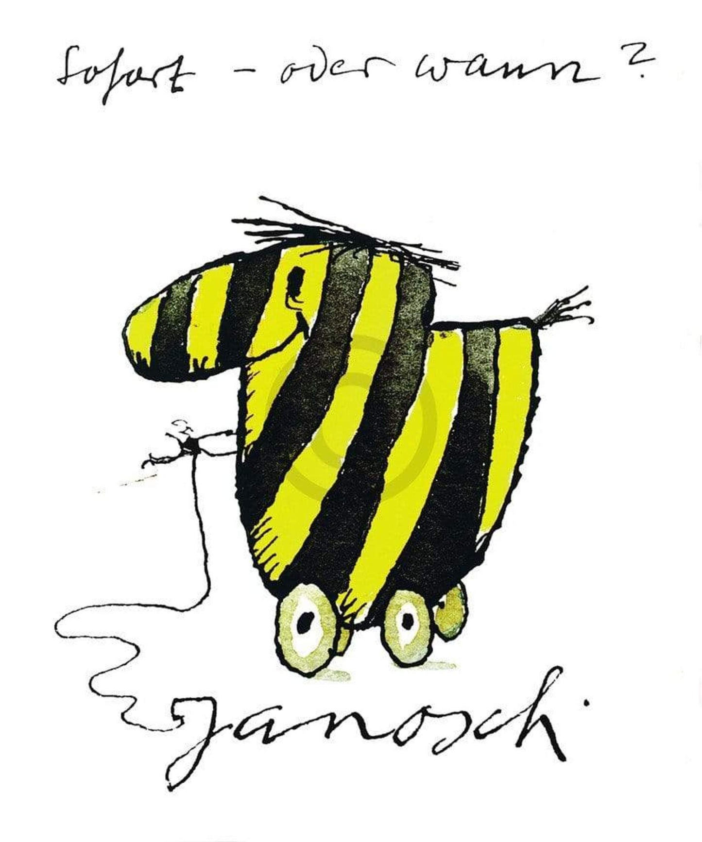 Affiche Art Janosch - Tigerente sofort 48x58cm