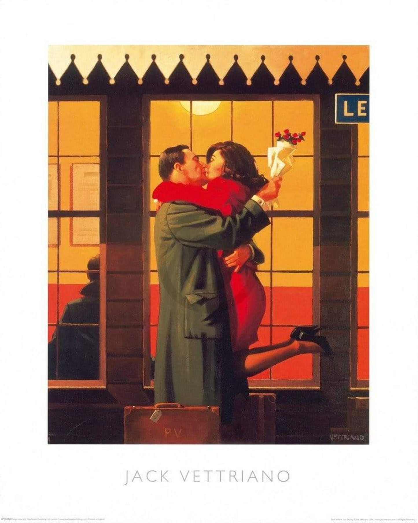 Affiche Art Jack Vettriano - Back Where You Belong 60x80cm