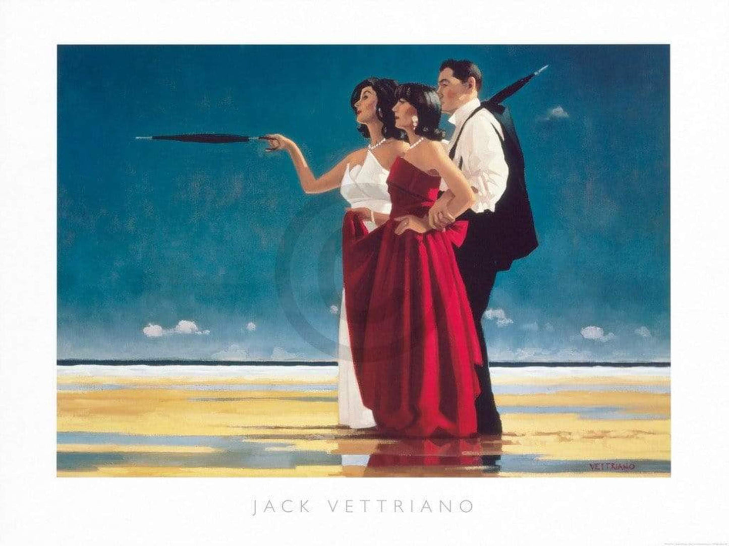Affiche Art Jack Vettriano - The Missing Man I 80x60cm