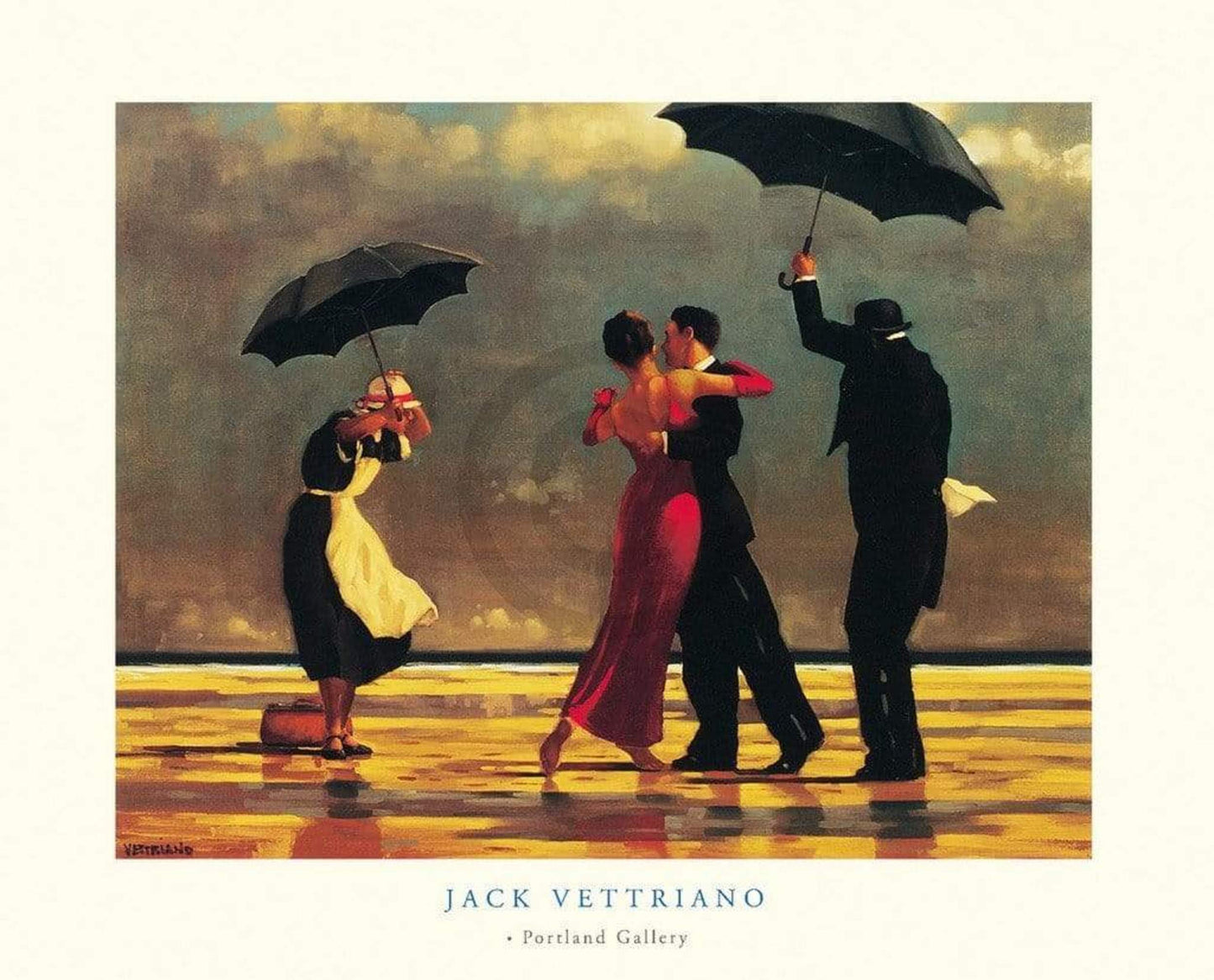 Affiche Art Jack Vettriano - The Singing Butler 80x60cm