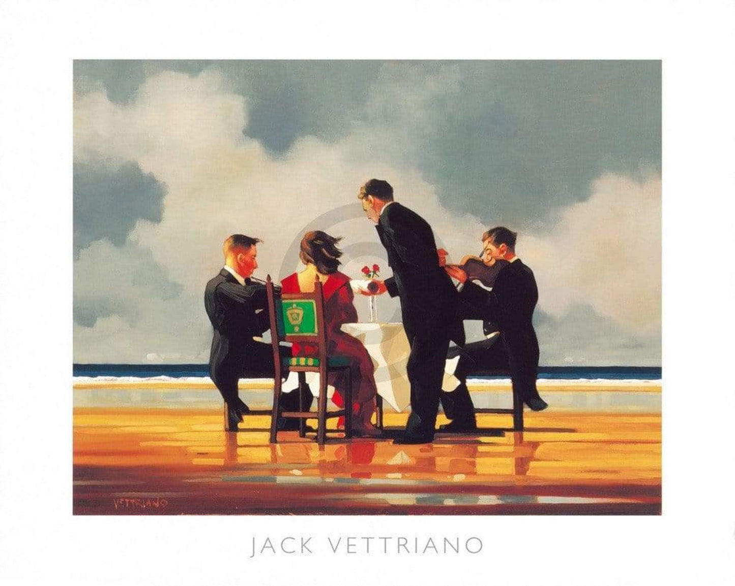 Affiche Art Jack Vettriano - Elegy for The Dead Admiral 50x40cm