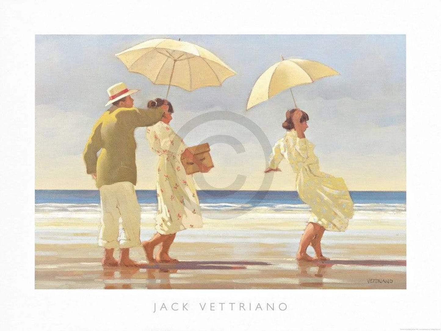 Affiche Art Jack Vettriano - The Picnic Party 80x60cm