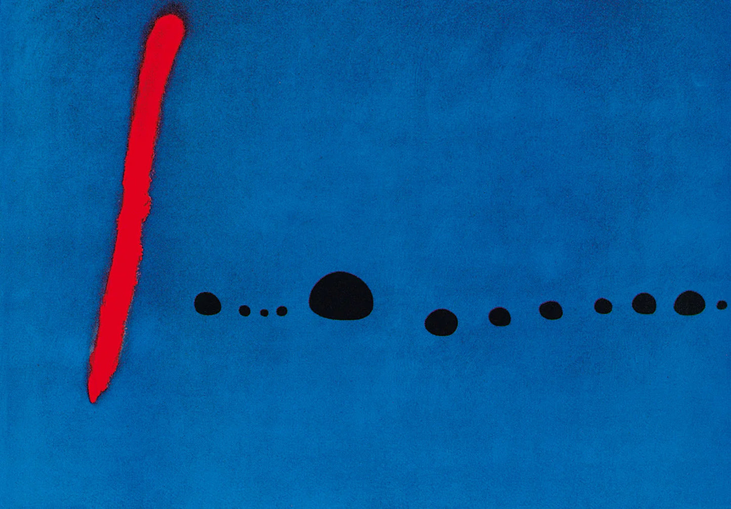 Affiche Art Joan Miro - Bleu II 100x70cm