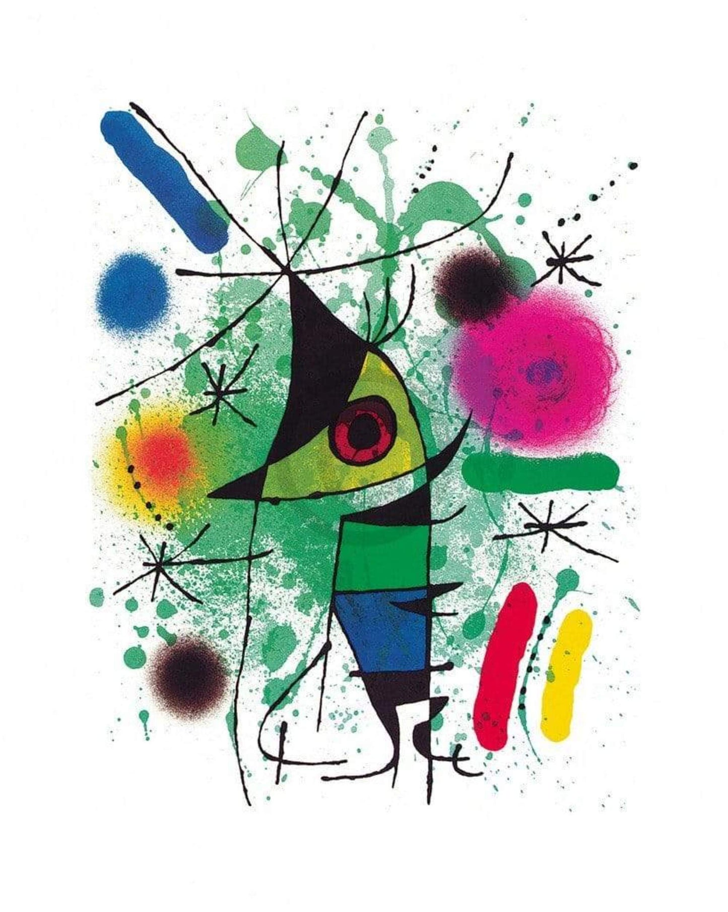 Affiche Art Joan Miro - The singing Fish 70x100cm