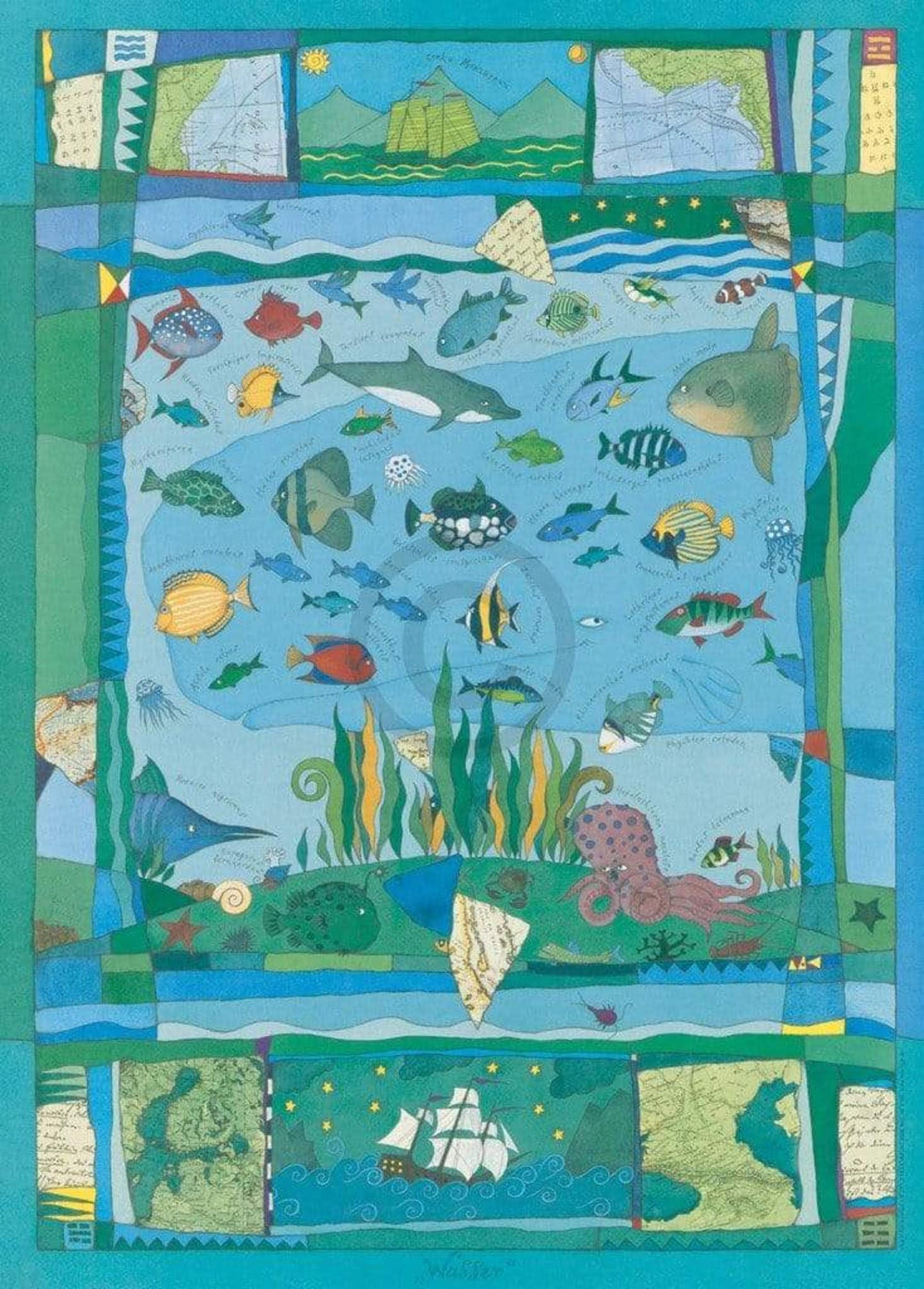 Affiche Art Vitali P. Konstantinov - Wasser 48x67cm