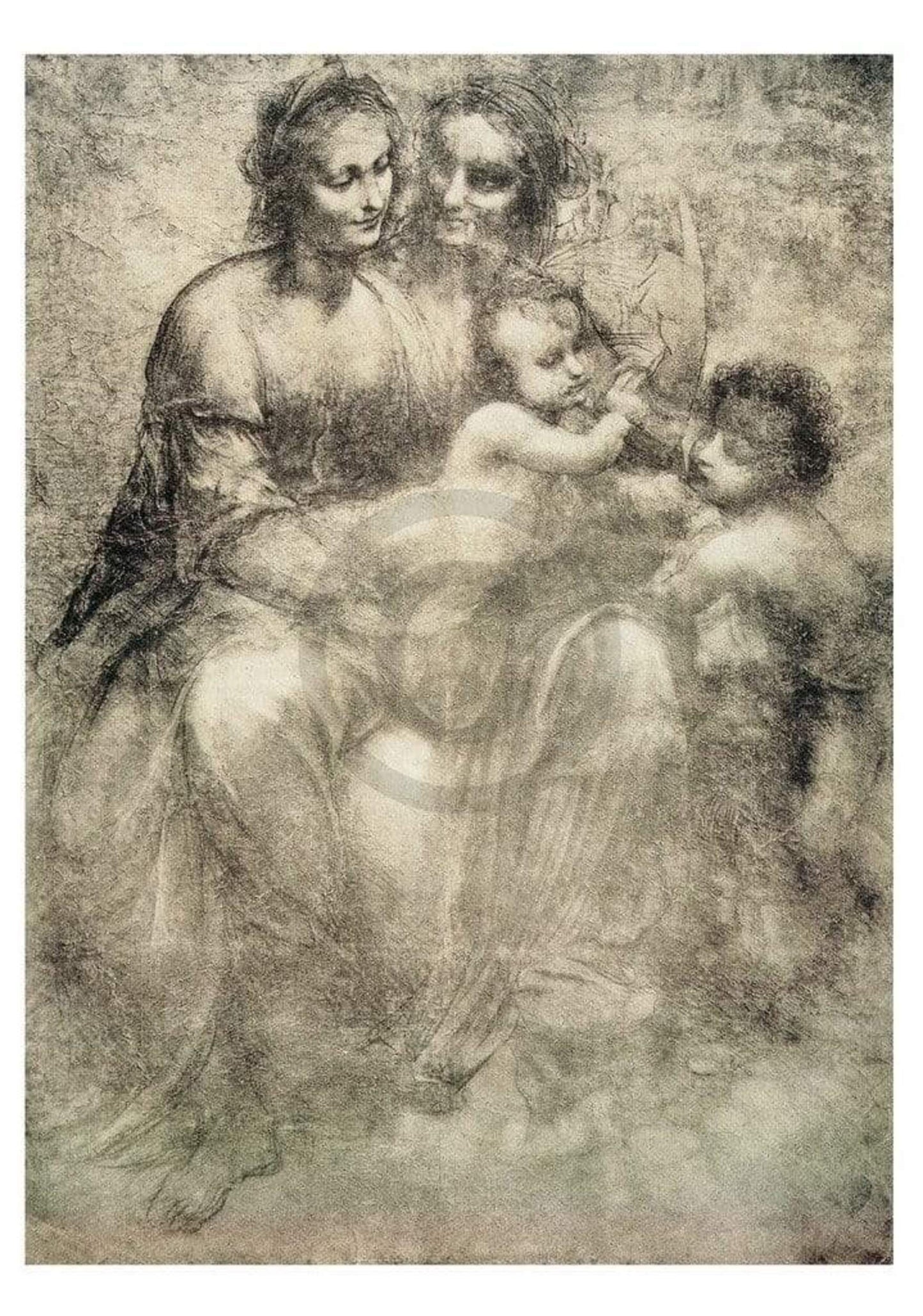 Affiche Art Leonardo Da Vinci - La vergine 35x50cm